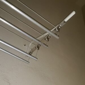 Bracket system wall moumting cloth dry system